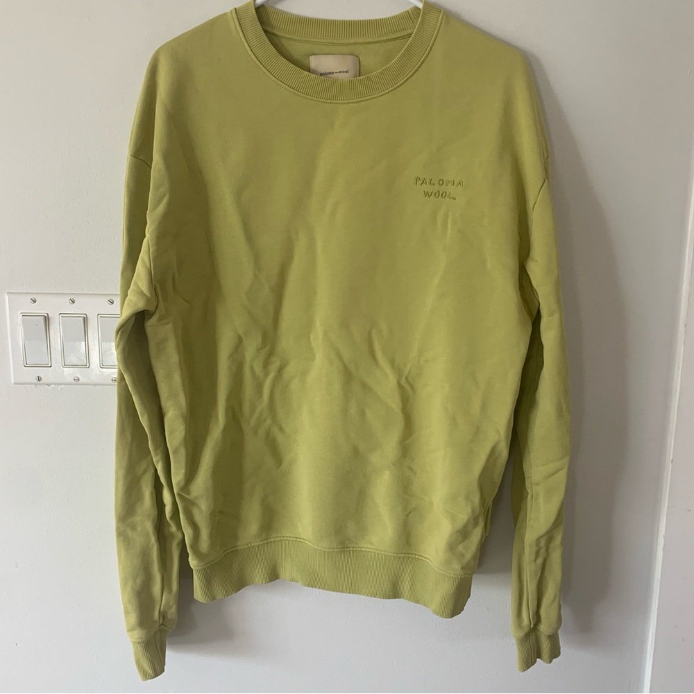 Paloma Wool Green Crewneck Sweatshirt Womens Medium M